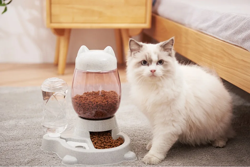 2.2L Pet Dog Cat Automatic Feeder Bowl for Dogs Drinking Water 528ml Bottle Kitten Bowls Slow Food Feeding Container Supplies 2.2L Pet Dog Cat Automatic Feeder Bowl for Dogs Drinking Water 528ml Bottle Kitten Bowls Slow Food Feeding Container Supplies