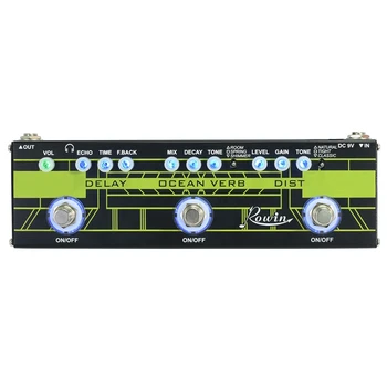 SEWS- DAP-1 Guitar Multi Effects Pedal 3In1 Delay + Ocean Verb + Distortion True Bypass
SEWS- DAP-1 Guitar Multi Effects Pedal 3In1 Delay + Ocean Verb + Distortion True Bypass