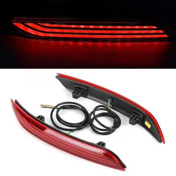 Car Styling 1 Pair LED Three-Functional Rear Bumper Light Brake Lamp Turn Signal Lights Rear Bumper Driving Light New
Car Styling 1 Pair LED Three-Functional Rear Bumper Light Brake Lamp Turn Signal Lights Rear Bumper Driving Light New