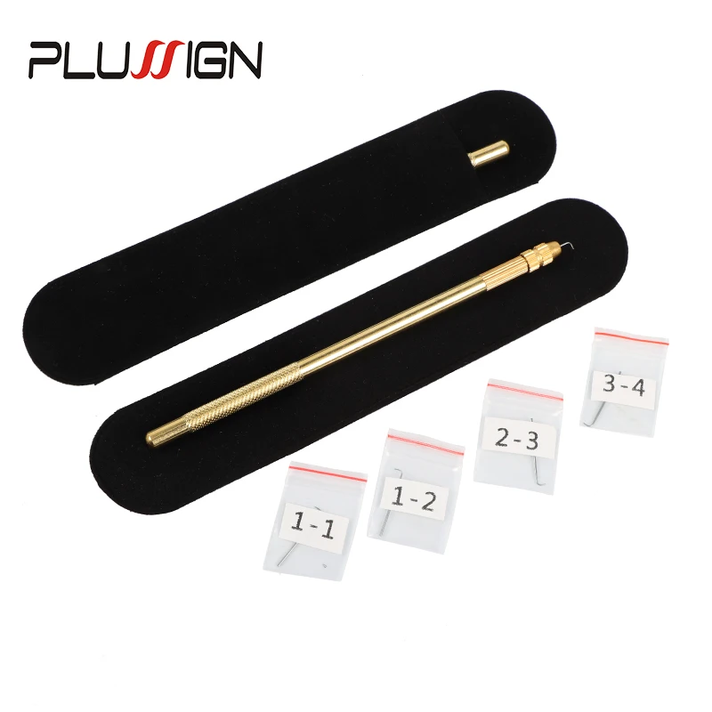 Plussign Lace Wig Ventilating Needle With Brass Holder Wig Making Needle Kit 1Pc Holder With 4Pcs Needle(1-1,1-2,2-3,3-4)
Plussign Lace Wig Ventilating Needle With Brass Holder Wig Making Needle Kit 1Pc Holder With 4Pcs Needle(1-1,1-2,2-3,3-4)