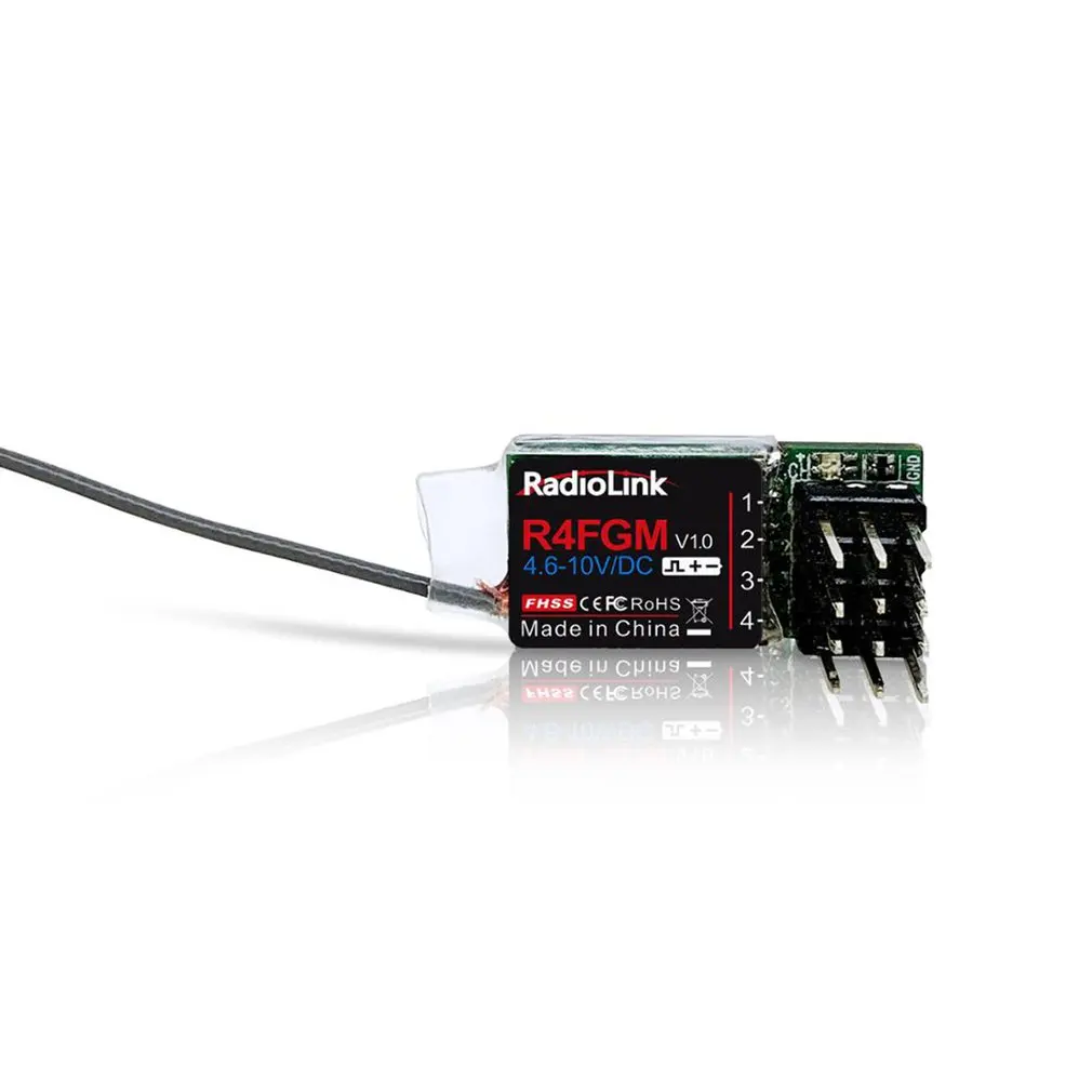 R4FGM 4CH Receiver Integrated Gyro for Mini RC Cars and Boats Suitable for RC4GS/RC6GS//RC4G/T8FB/T8S
R4FGM 4CH Receiver Integrated Gyro for Mini RC Cars and Boats Suitable for RC4GS/RC6GS//RC4G/T8FB/T8S