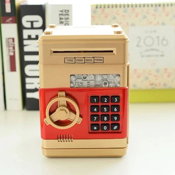 Electronic Piggy Bank ATM Machine Password Money Box Cash Coin Savings Automatic Teller Machine Safe Automatic Scrolling Banknot
Electronic Piggy Bank ATM Machine Password Money Box Cash Coin Savings Automatic Teller Machine Safe Automatic Scrolling Banknot