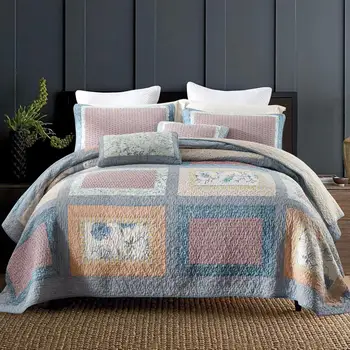 Vintage Bedspreads Cotton Quilt Set 3pcs Quilts For Double Bed Patchwork Bed Cover Shams King Queen Quilted Bedding Coverlets
Vintage Bedspreads Cotton Quilt Set 3pcs Quilts For Double Bed Patchwork Bed Cover Shams King Queen Quilted Bedding Coverlets