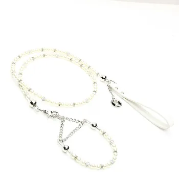 Bichon Teddy Small Pet Leash White Pearl Dog Collar High Quality Dogs Pets Accessories
Bichon Teddy Small Pet Leash White Pearl Dog Collar High Quality Dogs Pets Accessories