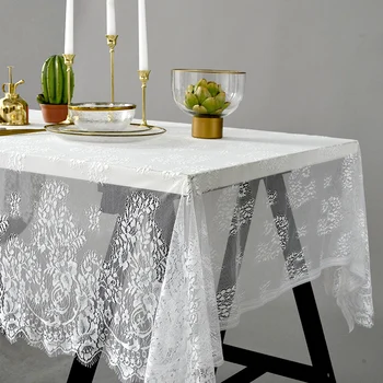 ADOREHOUSE Rectangular Lace Tablecloth Christmas Table Cover Knitted Home Supplies Vintage Decor Lace Table Decoration Party
ADOREHOUSE Rectangular Lace Tablecloth Christmas Table Cover Knitted Home Supplies Vintage Decor Lace Table Decoration Party