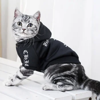 Fashion Autumn Cotton Small Dog Cat Sweater with Cap Punk Rock Spring Personality Small Cat Clothing BB5WY013
Fashion Autumn Cotton Small Dog Cat Sweater with Cap Punk Rock Spring Personality Small Cat Clothing BB5WY013