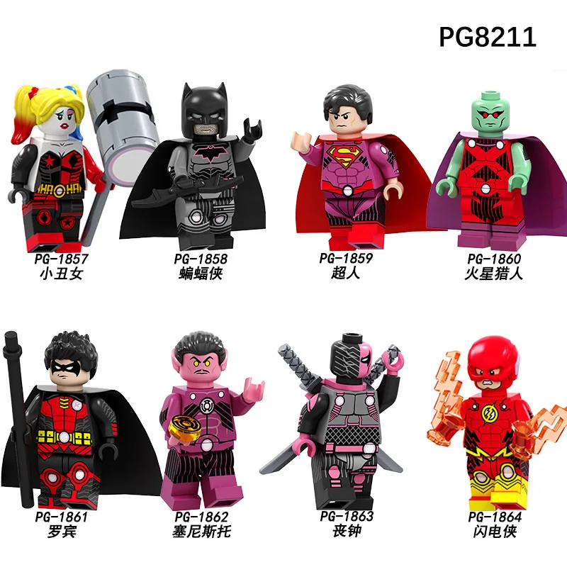 Building Blocks PG8211 Super Heroes Martian Manhunter Robin Batman Superman Sinestro Flash Figures Toys For Children
Building Blocks PG8211 Super Heroes Martian Manhunter Robin Batman Superman Sinestro Flash Figures Toys For Children