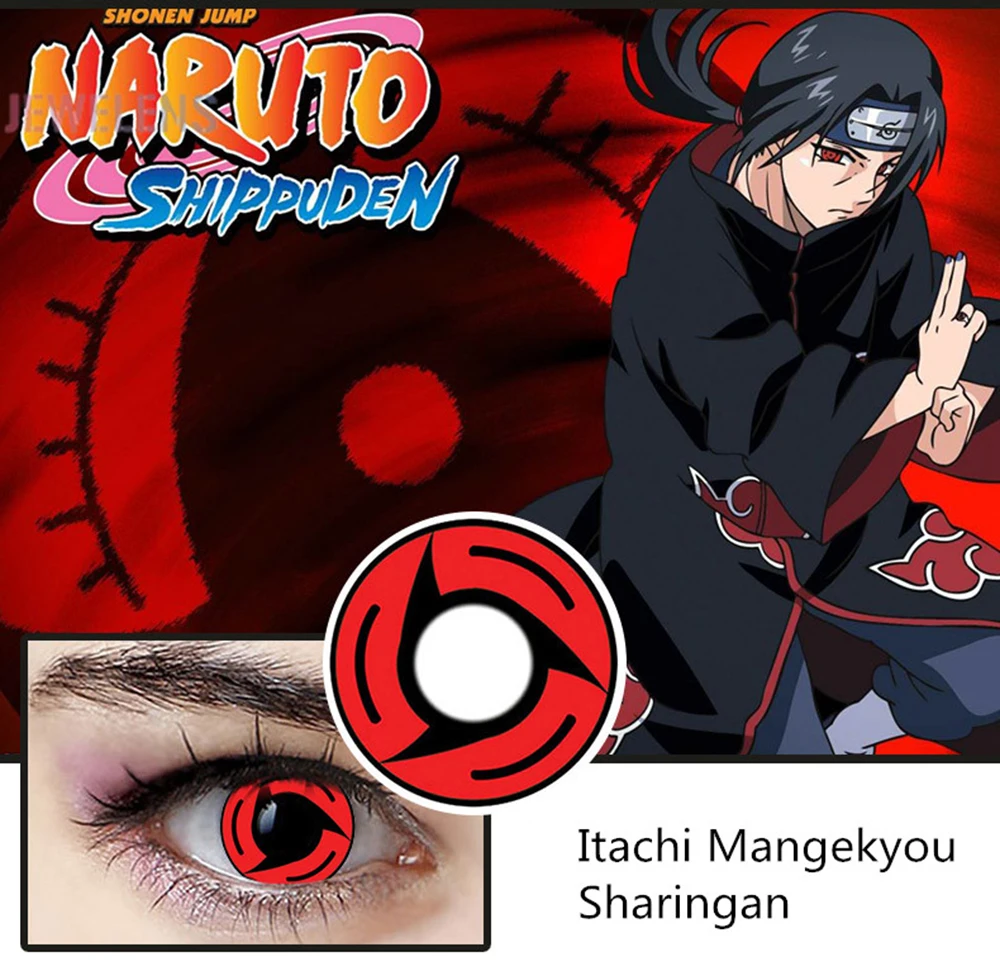 2pcs/pair Colored Contact Lenses Color Hallowen lens for Eyes Uchiha Eye Cosplay Naruto Sharingan Series
2pcs/pair Colored Contact Lenses Color Hallowen lens for Eyes Uchiha Eye Cosplay Naruto Sharingan Series