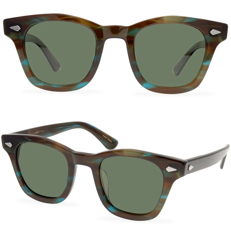 

Female Sunglasses Luxury Designer Polarized High Quality Acetate Square Vintage Sun Glasses Car Driving Lunettes De Soleil Homme