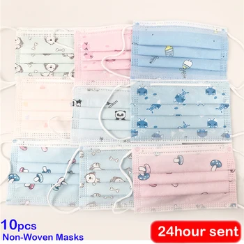 10pcs/bag Cartoon Kids Disposable Mask 3 Layer Breathable Children's Protective Non Wovens Mask Thick Warm Face Earloop Mask
10pcs/bag Cartoon Kids Disposable Mask 3 Layer Breathable Children's Protective Non Wovens Mask Thick Warm Face Earloop Mask