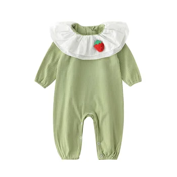 Baby Clothes Bebes Strawberry Collar Newborn Rompers Infants Baby Boys clothes Toddler Girl clothes Coveralls Outwear
Baby Clothes Bebes Strawberry Collar Newborn Rompers Infants Baby Boys clothes Toddler Girl clothes Coveralls Outwear
