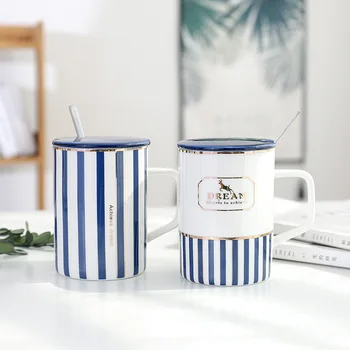 Nordic Creative Simple Gold Drawing Straight Cup with Lid Spoon Brief Milk Breakfast Ceramic Cup Home Office Coffee Mug Forwoman
Nordic Creative Simple Gold Drawing Straight Cup with Lid Spoon Brief Milk Breakfast Ceramic Cup Home Office Coffee Mug Forwoman