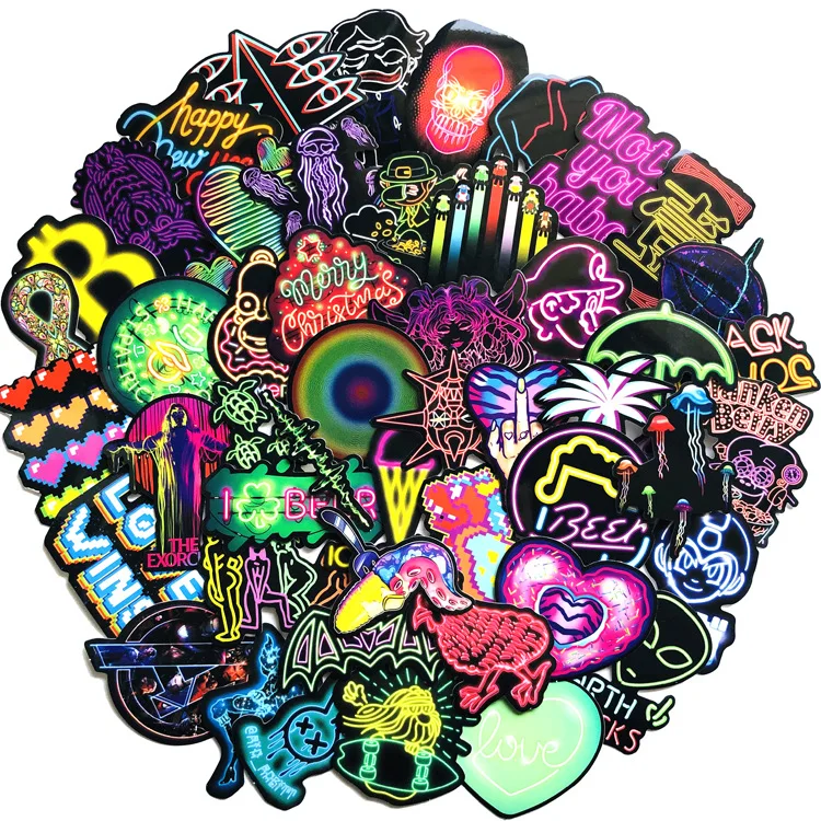 70PCS Neon Light Sticker Gifts Toys for Children Anime Animal Cute Decals Stickers to Laptop Phone Suitcase Guitar Fridge Car
70PCS Neon Light Sticker Gifts Toys for Children Anime Animal Cute Decals Stickers to Laptop Phone Suitcase Guitar Fridge Car