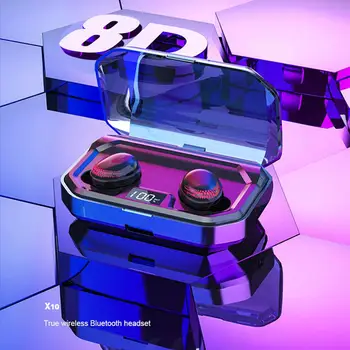 X10 TWS Bluetooth V5.0 HiFi Wireless Earbuds 8D Stereo Sport Mic Earphones With 3000mAh Charging Box
X10 TWS Bluetooth V5.0 HiFi Wireless Earbuds 8D Stereo Sport Mic Earphones With 3000mAh Charging Box