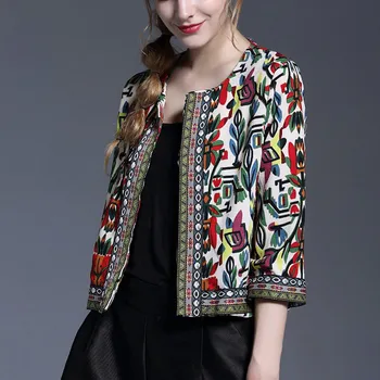 Vintage Stylish Pockets Oversized Embroidered Jacket Coat Women Casual 2020 Blouse 3/4 Sleeve Loose Outerwear Tees Tops Mujer
Vintage Stylish Pockets Oversized Embroidered Jacket Coat Women Casual 2020 Blouse 3/4 Sleeve Loose Outerwear Tees Tops Mujer