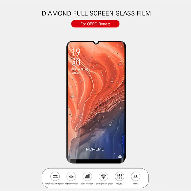 2 Packs Full Cover Tempered Glass for OPPO Reno Z Ultra-thin Screen Protector for OPPO Reno 10x Realme X Lite Protective Glass
2 Packs Full Cover Tempered Glass for OPPO Reno Z Ultra-thin Screen Protector for OPPO Reno 10x Realme X Lite Protective Glass