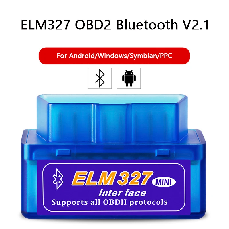 ELM327 OBD2 Bluetooth V2.1 Car Diagnostic Tool Code Reader For Android/Windows/Symbian Mini ELM327 Bluetooth Interface Scanner
ELM327 OBD2 Bluetooth V2.1 Car Diagnostic Tool Code Reader For Android/Windows/Symbian Mini ELM327 Bluetooth Interface Scanner
