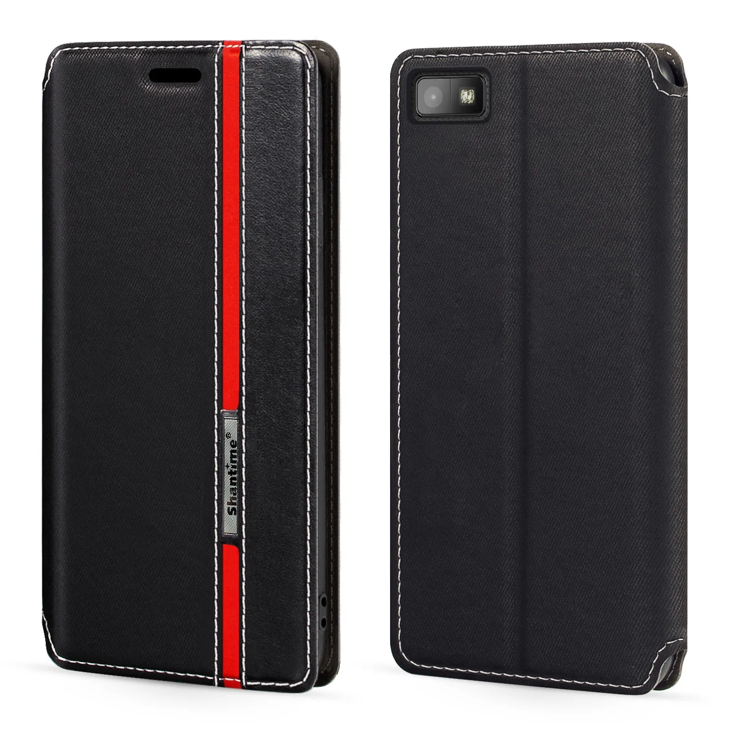 

For BlackBerry Z10 Case Fashion Multicolor Magnetic Closure Leather Flip Case Cover with Card Holder 4.2 inches