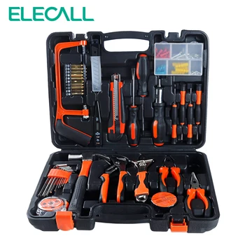 ELECALL 100 PCS ET-DZ100 Hand tool set Household-hardware Combination Tool Box Tools Kit Knife screwdriver pliers kit
ELECALL 100 PCS ET-DZ100 Hand tool set Household-hardware Combination Tool Box Tools Kit Knife screwdriver pliers kit