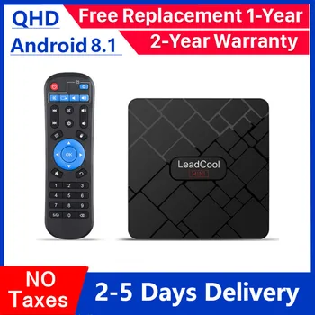 Leadcool Mini QHD TV Box 4K RK3228A Android 8.1 Smart TV Box 1G 8G 2G 16G H.265 Media Player
Leadcool Mini QHD TV Box 4K RK3228A Android 8.1 Smart TV Box 1G 8G 2G 16G H.265 Media Player
