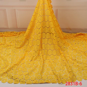 Fashion African Lace Fabric Guipure Cord Lace Nigerian Dress For Women Lace Material Wedding Fabric With Stones 5Yards GD2831B-6
Fashion African Lace Fabric Guipure Cord Lace Nigerian Dress For Women Lace Material Wedding Fabric With Stones 5Yards GD2831B-6