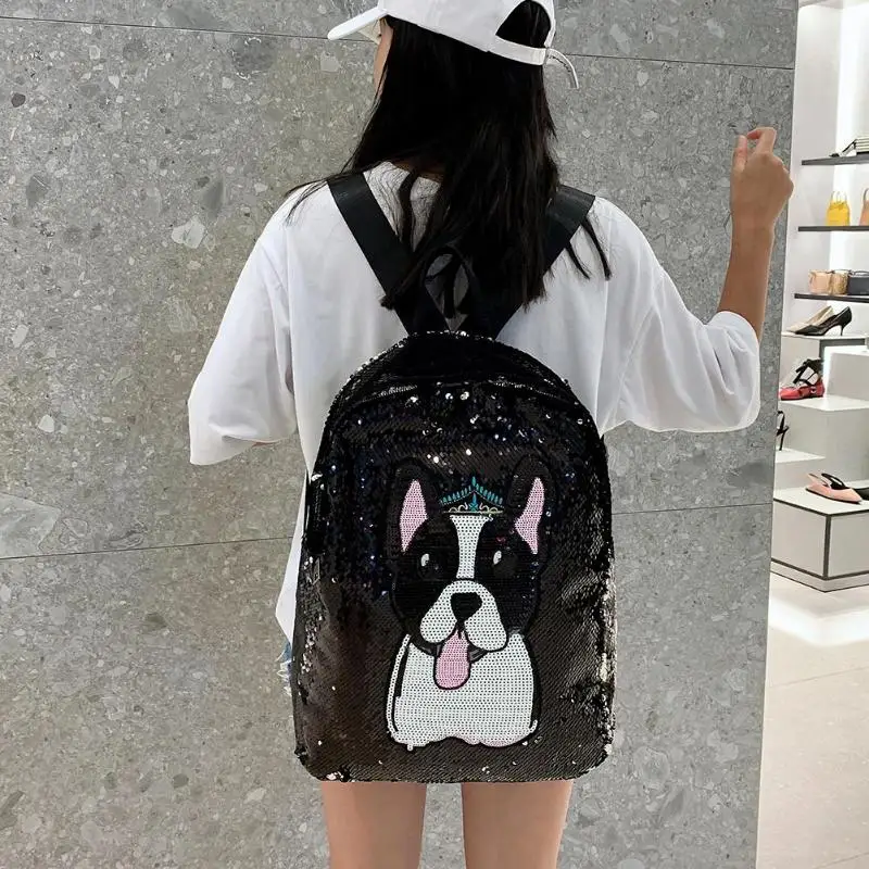 Women Casual Knapsack Cute Sequins Animal Pattern Travel BackpacksPreppy Style School Satchel Bags PU Leather Large Rucksack
Women Casual Knapsack Cute Sequins Animal Pattern Travel BackpacksPreppy Style School Satchel Bags PU Leather Large Rucksack
