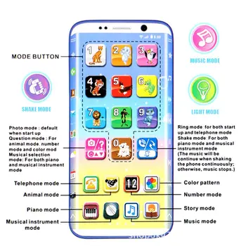 Educational Multi-Function Charging Mobile Phone Sounding Music Learning Mobile Phone Toy Puzzle Gifts for Children
Educational Multi-Function Charging Mobile Phone Sounding Music Learning Mobile Phone Toy Puzzle Gifts for Children