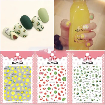 1 sheet Fruits Patterns Nails Art Manicure Back Glue Decal Decorations Design DIY Nail Sticker For Nails Tips Beauty
1 sheet Fruits Patterns Nails Art Manicure Back Glue Decal Decorations Design DIY Nail Sticker For Nails Tips Beauty