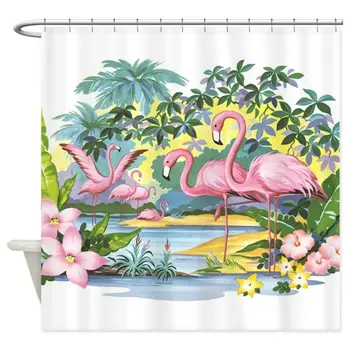 Vintage Flamingo Shower Curtai
Vintage Flamingo Shower Curtai