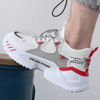 Men's Running Shoes Breathable Casual Sneakers Boys Platform Trainer White Male Shoes
Men's Running Shoes Breathable Casual Sneakers Boys Platform Trainer White Male Shoes