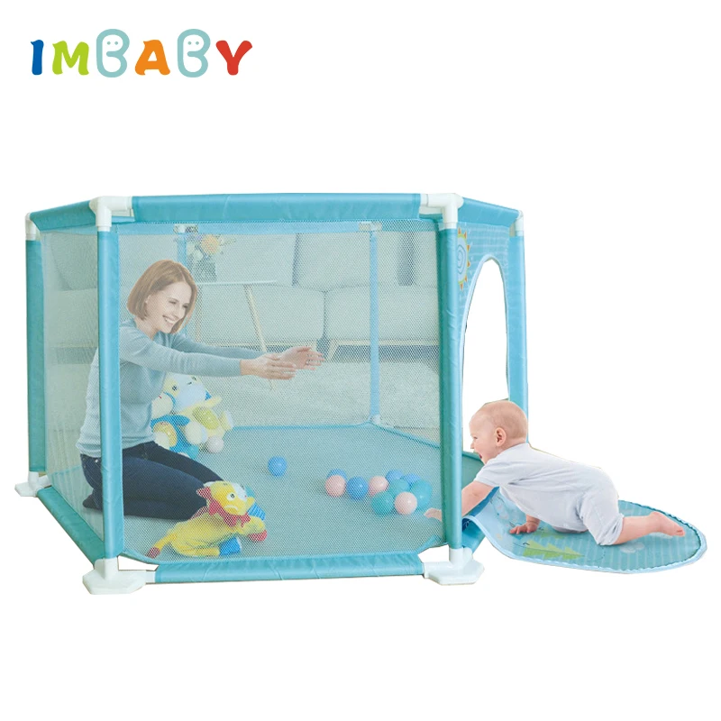 

IMBABY Baby Playpen Fence Newborn Safety Barriers For Kids Ball Pool For 0-36 Months Children Baby Play Yard Toys For Children