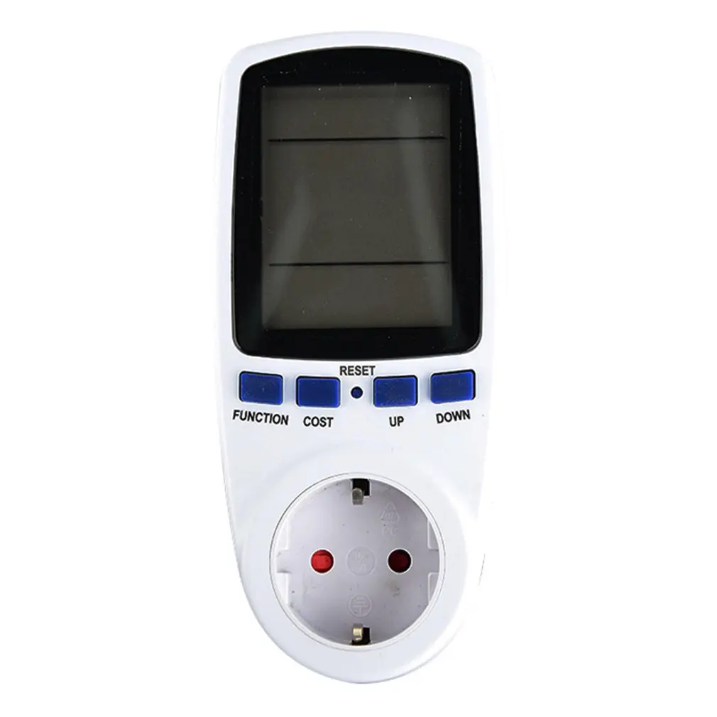 KWE-PMB01 Plug Socket Digital Voltage Wattmeter Power Consumption Watt Energy Meter AC Electricity Analyzer Monitor
KWE-PMB01 Plug Socket Digital Voltage Wattmeter Power Consumption Watt Energy Meter AC Electricity Analyzer Monitor