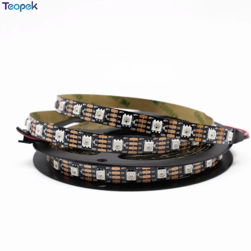 WS2815 LED Pixels Strip Light Tape Individually Addressable DC12V (WS2813 update) Dual-Signal 1m/5m 30/60/144 Pixels/m | Освещение