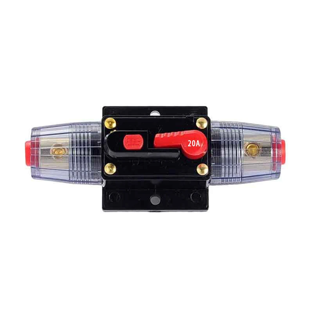 Car Inline Circuit Breaker Resettable Recoverable Stereo Audio Fuse Holder 20A Easy To Use And Very Durable
Car Inline Circuit Breaker Resettable Recoverable Stereo Audio Fuse Holder 20A Easy To Use And Very Durable