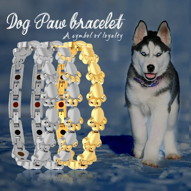 New Trendy 316Lstainless steel dog claw bracelet symbolizes loyalty happiness health care fashion lady exquisite zircon bracelet
New Trendy 316Lstainless steel dog claw bracelet symbolizes loyalty happiness health care fashion lady exquisite zircon bracelet