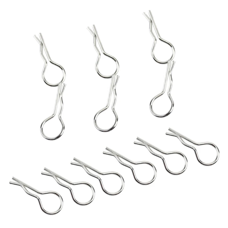 12Pcs Universal Stainless Steel Body Shell Clips Pin for 1/16 RC Model Car HSP Redcat HPI RC 1/10 Model Spare Parts
12Pcs Universal Stainless Steel Body Shell Clips Pin for 1/16 RC Model Car HSP Redcat HPI RC 1/10 Model Spare Parts