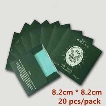 Wholesale 20 pcs/pack Silver Polishing Cloth Anti-tarnish Silver Jewelry Rust Cleaner Polish Tools AAA Quality 8.2cm*8.2cm
Wholesale 20 pcs/pack Silver Polishing Cloth Anti-tarnish Silver Jewelry Rust Cleaner Polish Tools AAA Quality 8.2cm*8.2cm