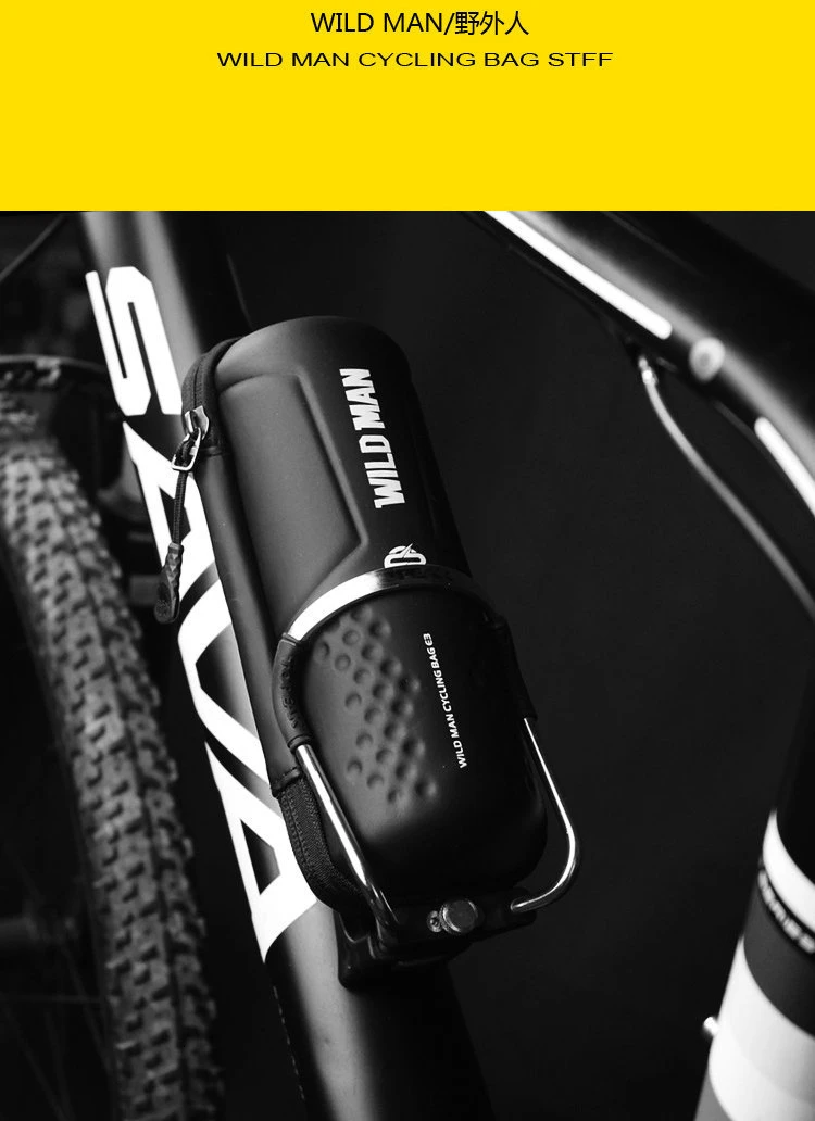 WILD MAN Bicycle Tool Capsule Boxes EVA Shell Storage Repair tools,Pump,Key,Inner Tube Kit Bicycle Bag Cycling accessories (12)