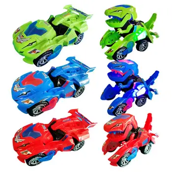 Deform Dinosaur Toys Transforming LED Car into Dinosaur Toy with Light Flashing Music Effect for Children Kids 3-12 Years Old
Deform Dinosaur Toys Transforming LED Car into Dinosaur Toy with Light Flashing Music Effect for Children Kids 3-12 Years Old