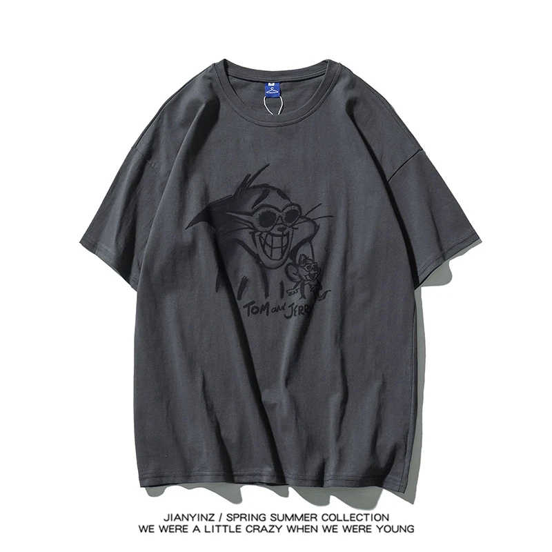 homens tshirt Leisure Short Sleeves T-shirt Men Retro Hip-hop Harajuku Spoof Cartoon Graffiti Couple's Shirt t shirt cotton men
homens tshirt Leisure Short Sleeves T-shirt Men Retro Hip-hop Harajuku Spoof Cartoon Graffiti Couple's Shirt t shirt cotton men