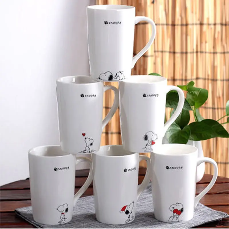 Snoopy Cartoon Mug Simple Cute Cup Couple Ceramic Cup Creative Personality Coffee Cup with Lid Spoon Cups and Mugs Mug
Snoopy Cartoon Mug Simple Cute Cup Couple Ceramic Cup Creative Personality Coffee Cup with Lid Spoon Cups and Mugs Mug