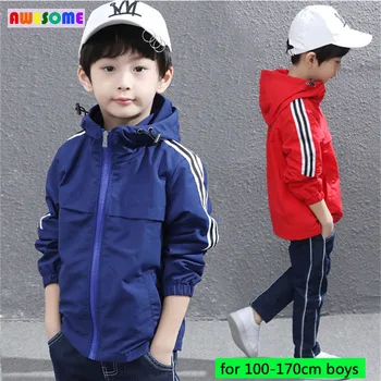 Spring Kids Boys Casual Hooded Jackets Slim Fit Boy Striped Jackets for Teens Active Windbreaker Tracksuit Sport 3-15 Year Black
Spring Kids Boys Casual Hooded Jackets Slim Fit Boy Striped Jackets for Teens Active Windbreaker Tracksuit Sport 3-15 Year Black