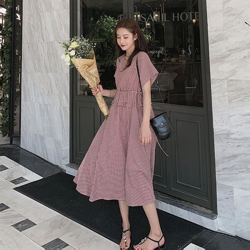 Very Fairy of France Non-mainstream Dress 2019 New Style Summer Plaid Hipster Platycodon Grandiflorum Skirt over-the-Knee Immort
Very Fairy of France Non-mainstream Dress 2019 New Style Summer Plaid Hipster Platycodon Grandiflorum Skirt over-the-Knee Immort