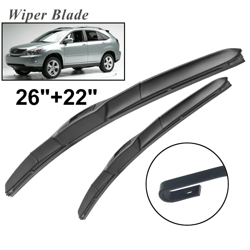 Okowiper RHD & LHD Front Wiper Blades For Lexus RX330 2004 - 2006 Windshield Windscreen Front Window 26"+22"
Okowiper RHD & LHD Front Wiper Blades For Lexus RX330 2004 - 2006 Windshield Windscreen Front Window 26"+22"