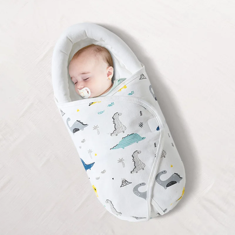 

Спальный мешок для новорожденных, ультра-мягкое теплое одеяло из чистого хлопка, кокон для младенцев, мальчиков и девочек, пеленка для детской