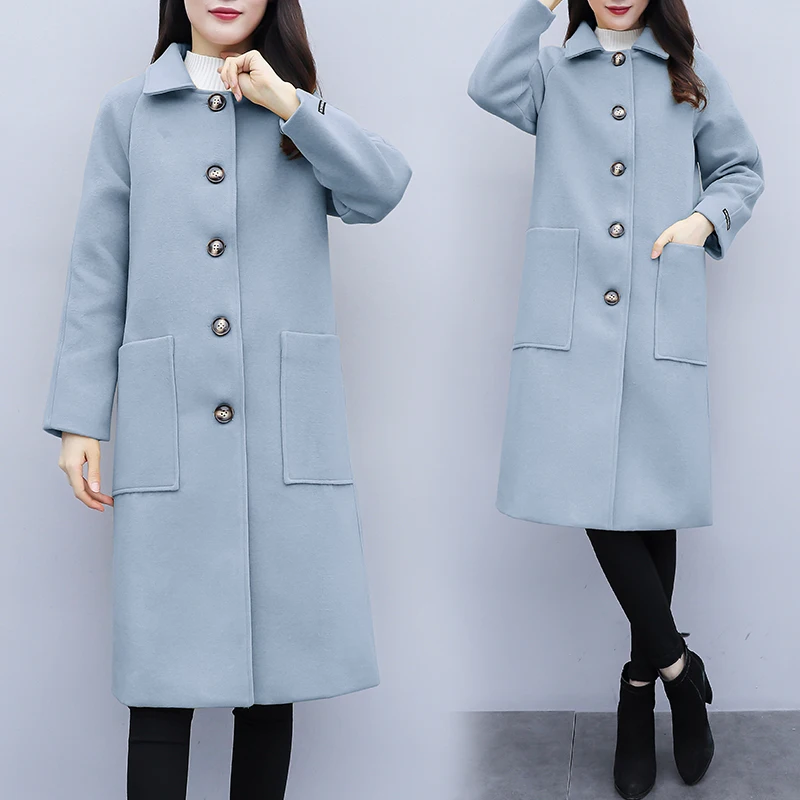 New 2019 Woman Wool Coat High Quality Winter Jacket Women Slim Woolen Long Cashmere Coats Casual Cardigan Jackets Elegant Blend
New 2019 Woman Wool Coat High Quality Winter Jacket Women Slim Woolen Long Cashmere Coats Casual Cardigan Jackets Elegant Blend