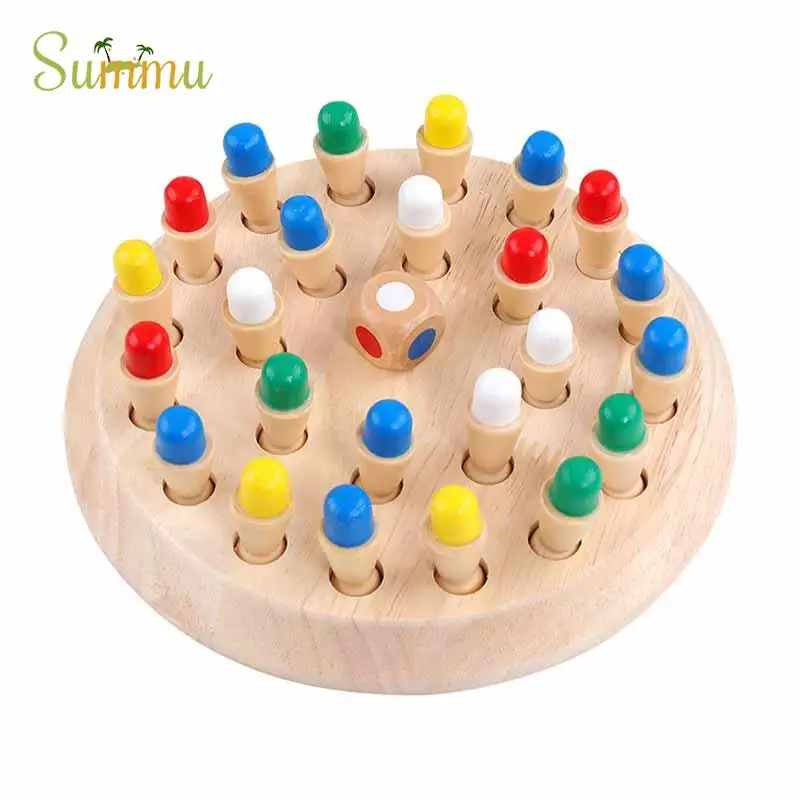 Kids Party Game Wooden Memory Chess Game Stick Funny Blocks Board Game Color Cognitive Educational Kids Toy
Kids Party Game Wooden Memory Chess Game Stick Funny Blocks Board Game Color Cognitive Educational Kids Toy