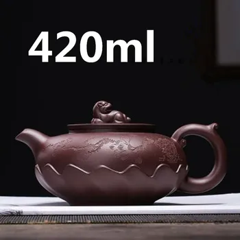 Teapot Yixing Zisha Clay Chinese Porcelain Teapots Tea pot Ceramic 420ml New Arrived High Quality With Gift Box
Teapot Yixing Zisha Clay Chinese Porcelain Teapots Tea pot Ceramic 420ml New Arrived High Quality With Gift Box