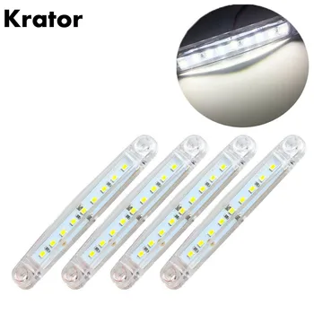 Krator 4PCS White 24V 9 LED Side Marker Light for Trailer Truck Boat BUS Indicator RV Lamp Waterproof
Krator 4PCS White 24V 9 LED Side Marker Light for Trailer Truck Boat BUS Indicator RV Lamp Waterproof