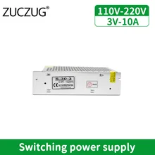 10A Switching Power Supply 3v Led Driver 220v Power Supply 30w Power Supply Source Adapter Led Driver Transformer for CCTV
10A Switching Power Supply 3v Led Driver 220v Power Supply 30w Power Supply Source Adapter Led Driver Transformer for CCTV